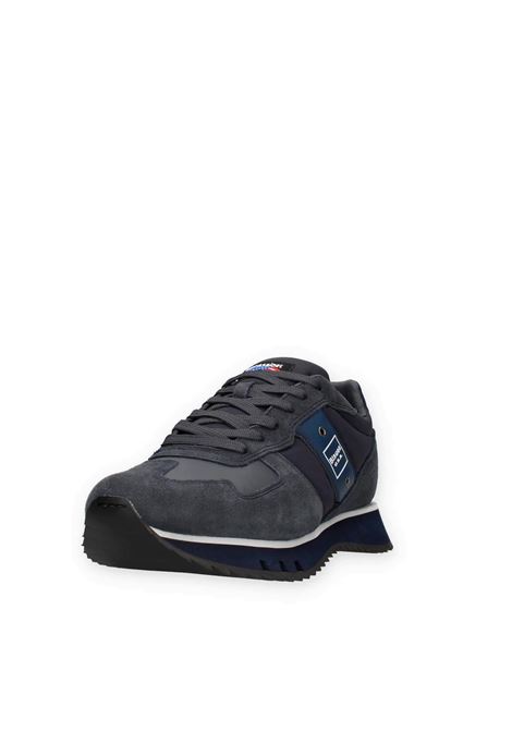 Sneakers blauer uomo f5 queens01 wax navy grey a25 BLAUER | F5QUEENS01/WAXNVY/GRY NAVY GREY